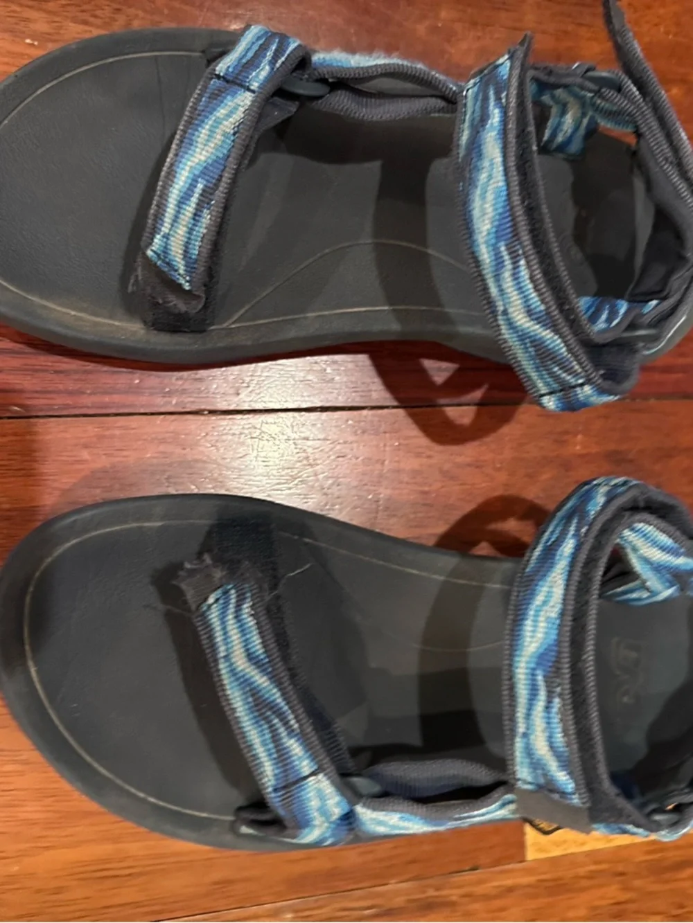 Teva Gray and Blue Strappy Outdoor Sandals